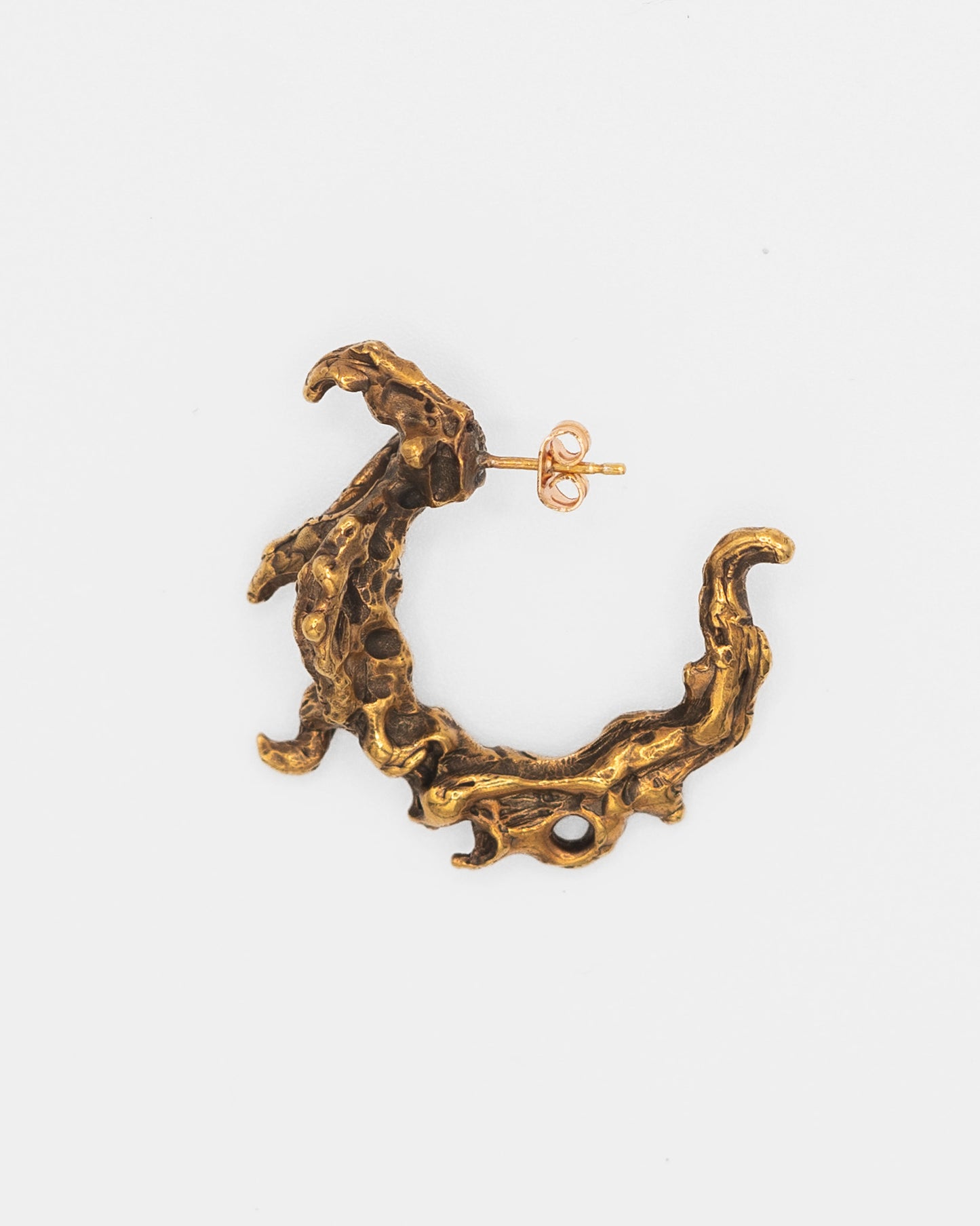 Gold Head Earring