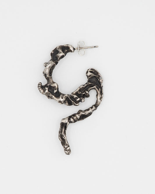 Silver Tail Earring